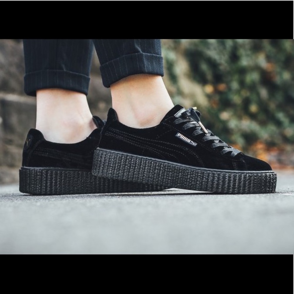 Puma X Rihanna Creeper Black Velvet